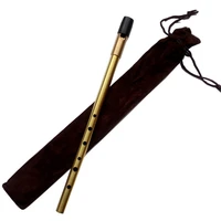 brass irish 6 holes whistle treble d flute feadog tin whistle metal pocket feadan musical instrument traditional flauta