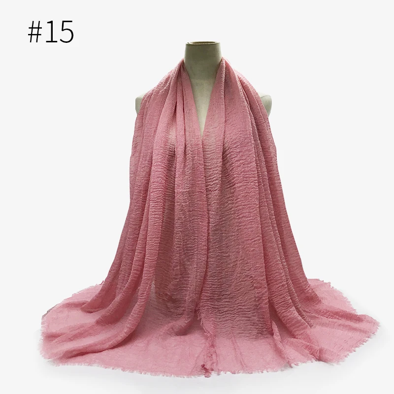 New design bubble plain scarves fringes women soft solid hijabs popular muffler shawls pashmina muslim wraps bandana 100pcs/lot