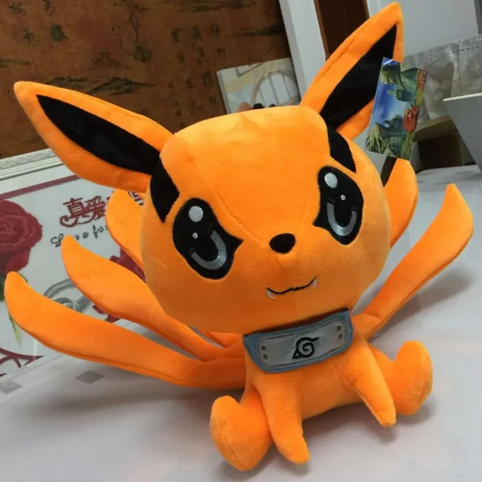 Хит 2016 новая плюшевая кукла Naruto Uzumaki Kyuubi Kurama Nine Tales Fox Demon 25 см/30 см подарок на день