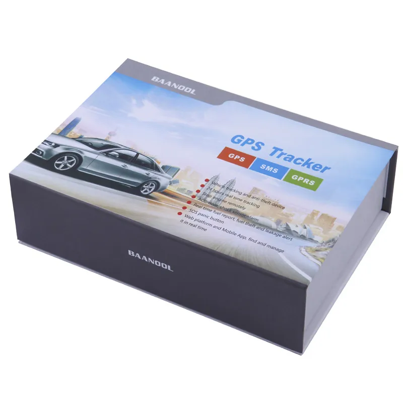 5 ШТ. Новый Оригинальный TK105A Baanool Автомобильный GPS tracker в Режиме Реального Времени