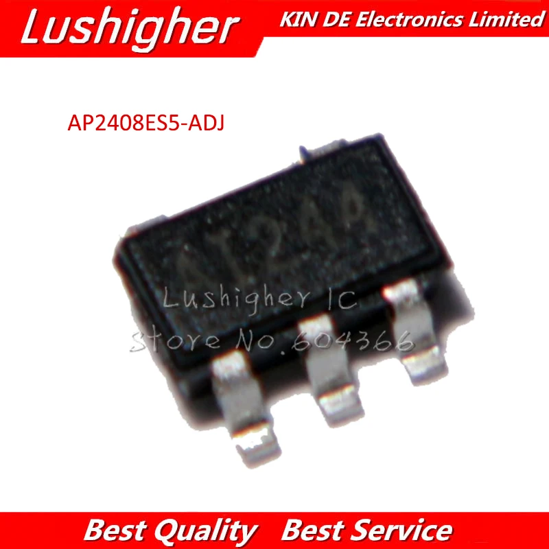 

10PCS APS2408ES5-ADJ SOT23-5 AP2408ES5-ADJ SOT23 AP2408ES5