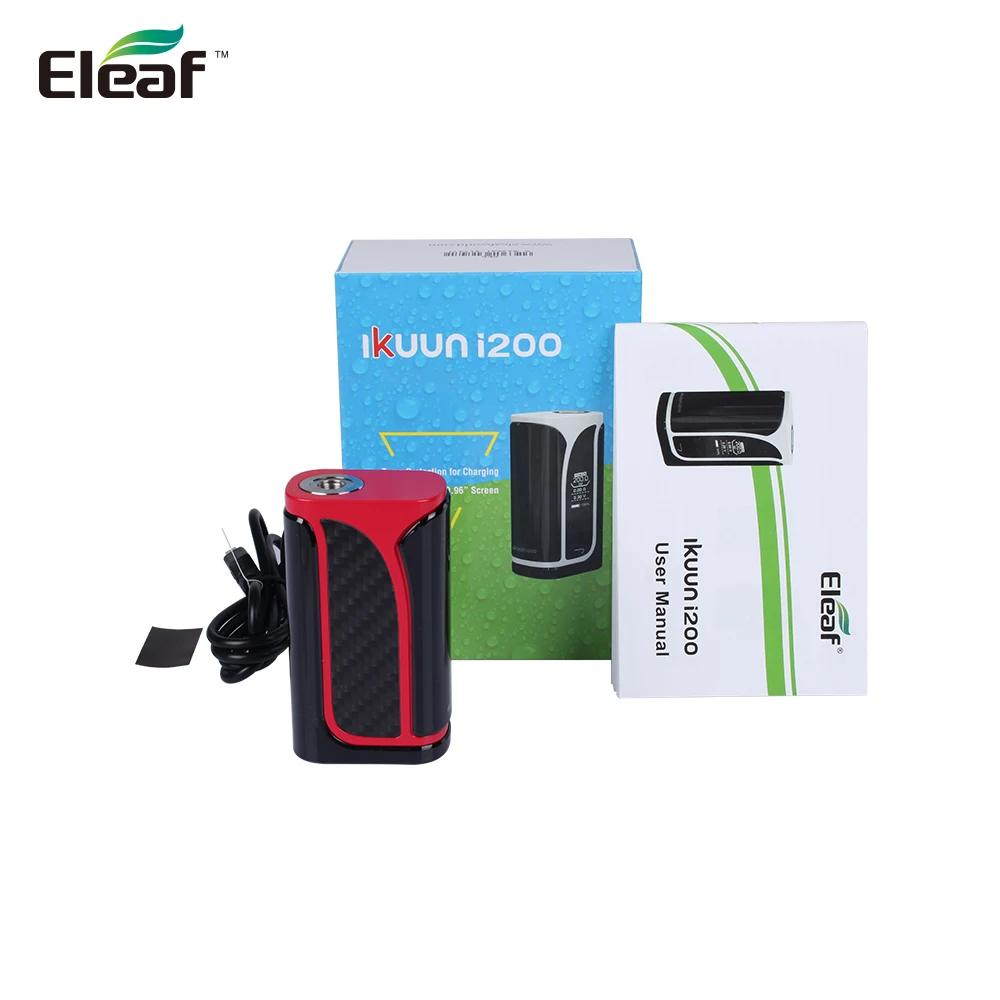 Оригинальный Eleaf iKuun i200 TC бокс мод с батареей 4600 мАч 510 MOD электронная сигарета