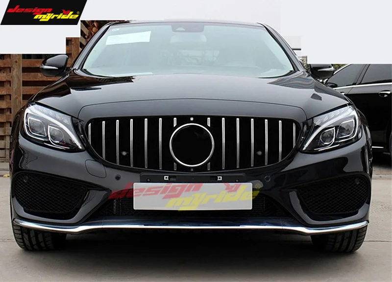 Для Mercedes Benz W176 решетка GT R Стиль серебро ABS передний бампер решетки-в-класс A180 A200 A250 без знака передняя решетка