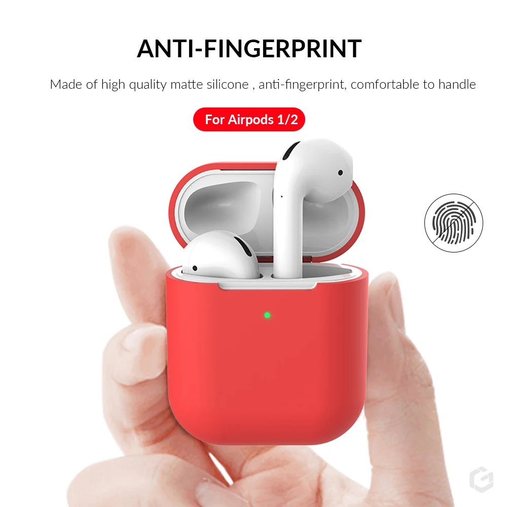 Мягкий силиконовый чехол для наушников Airpods Air pods сумка противоударный защитный