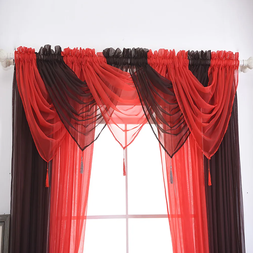 1 PCS Valance European Royal Luxury Valance Curtains for Living Room Window Curtains for Bedroom Valance Curtains for Kitchen#4