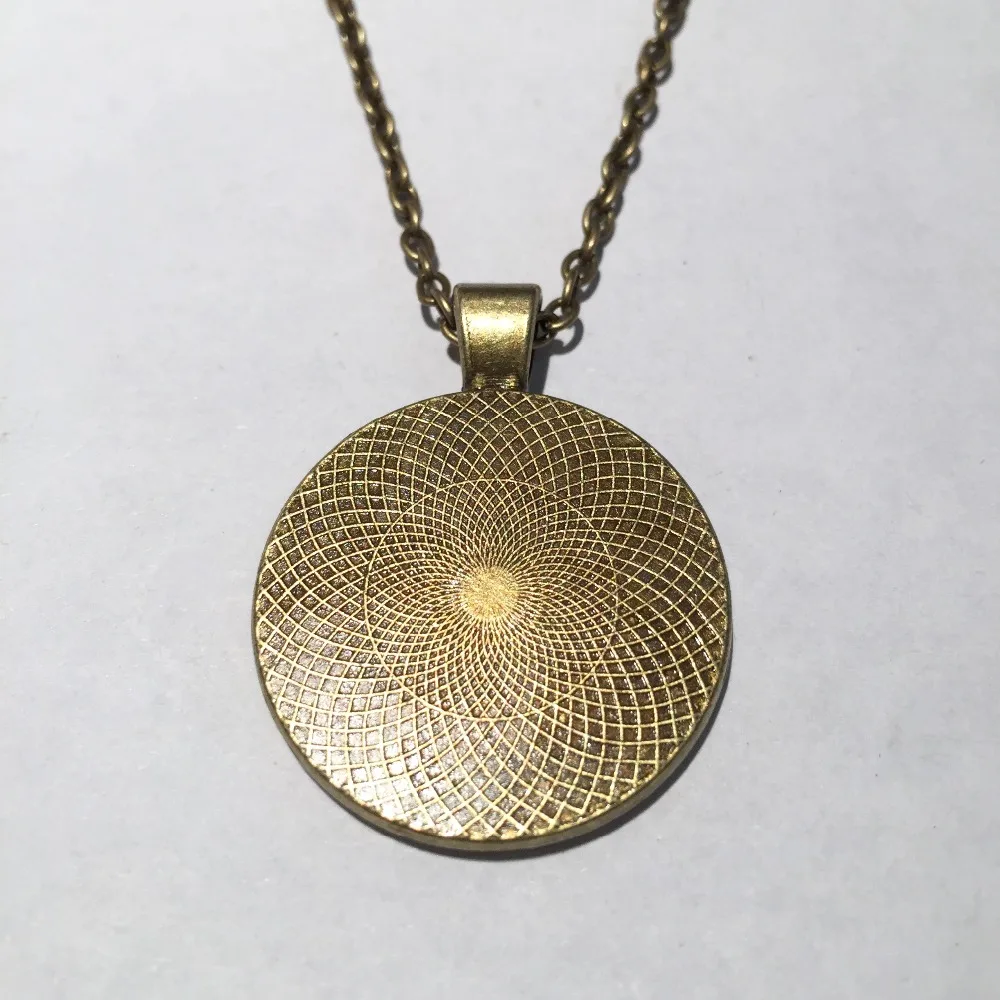 Новые горячие стеклянные купольные украшения Инь Ян Сова Ожерелье Птица