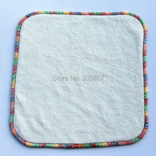 6/лот двухслойная ткань бамбуковые детские салфетки многоразовые моющиеся