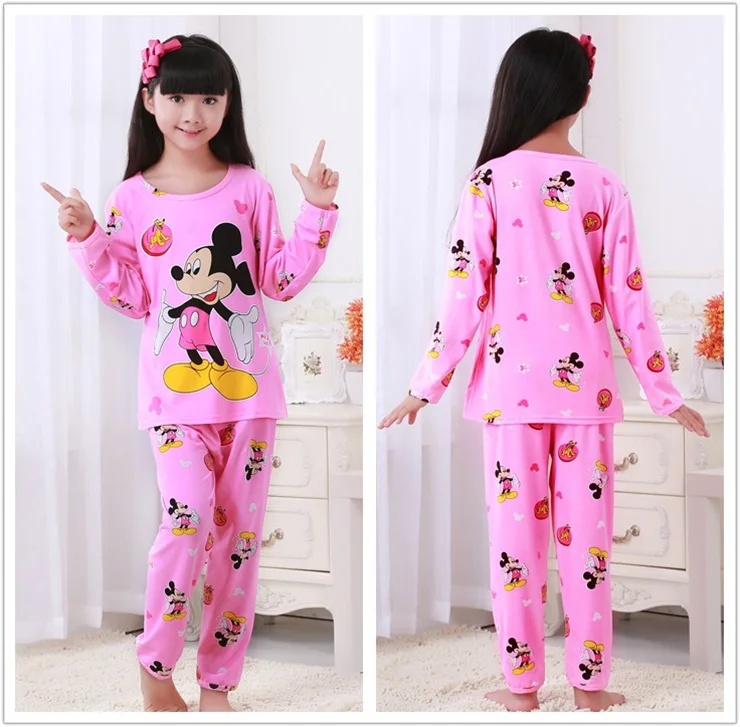 Комплект нижнего белья для мальчиков и девочек стильная ночная рубашка пижама