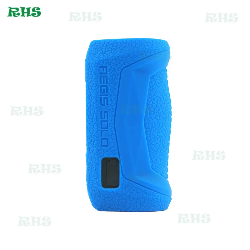 dark blue RHS Новые товары для дома силиконовый защитный чехол для GeekVape Aegis Solo 100W 13 цветов - Цвет: dark blue