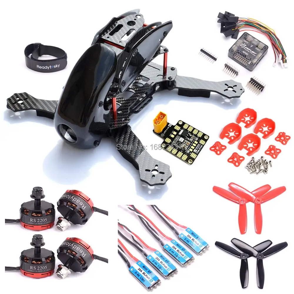 Robocat 270 270 мм карбоновая рама для квадрокоптера Naze32 Rev6 F3 RS2205 2300kv бесщеточный мотор Mini blheli-S 20A ESC FPV RC Drone
