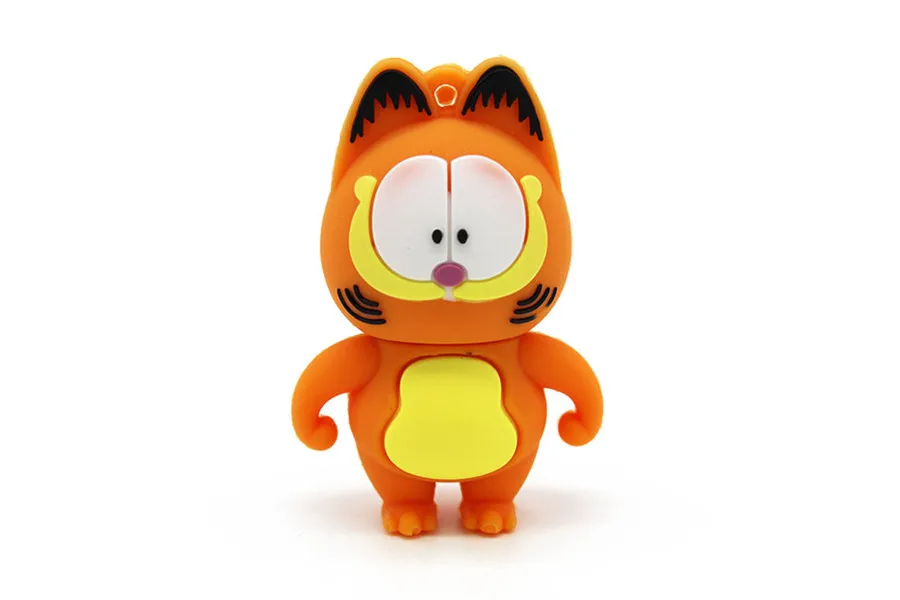 Usb флеш-накопитель KING SARAS 64 GB Mini cute Garfield usb 2,0 4 GB 8 GB 16 GB 32 GB флешка, подарок