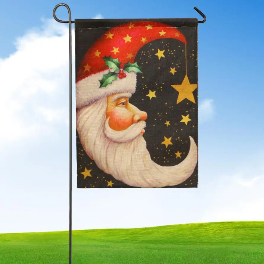 32*46cm Garden Flag Indoor Outdoor Home Decor Christmas Winter Snowflake Hot Sale Dropshipping @A | Дом и сад