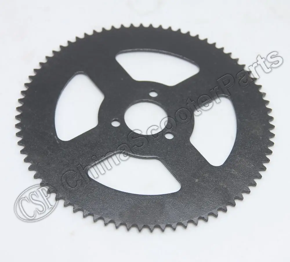 60 62 64 66 68 70 72 74 76 78 80 T зуб 25 х 26 мм задние звездочки мини Moto ATV Quad Dirt Pit Pocket велосипед измельчитель 47CC 49CC - Цвет: 76T