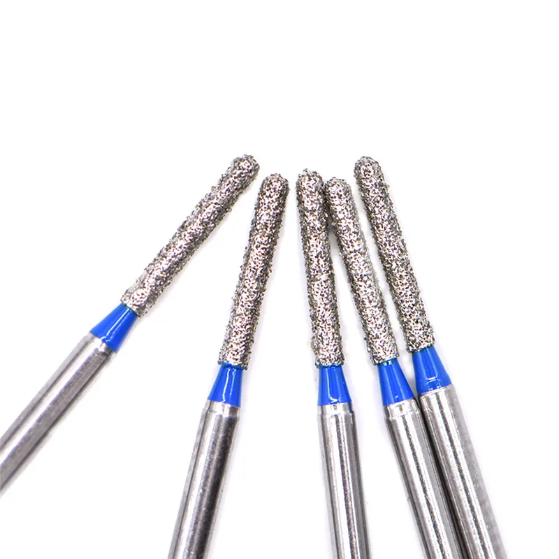 100 pcs Dental Diamond Burs 1.6mm High Speed drills Polishing Tooth Preparation bur Handpiece Turbine | Красота и здоровье