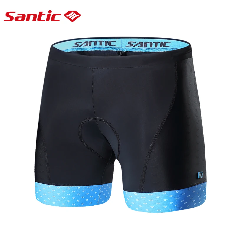 Santic женские велосипедные шорты с подкладкой 1/4 Coolmax 4D Pad импортная ткань CARVICO