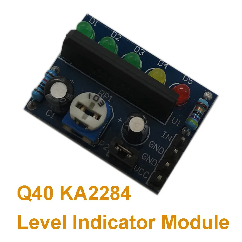 1 шт. индикатор уровня Модуль Индикатор звука Q40 KA2284 | Электронные компоненты и