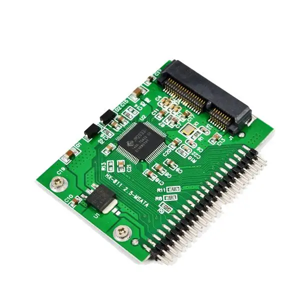 Мини Sata PCI e msata SSD 1 8 до IDE 2 5 дюймов в 44 адаптер карты express HDD жесткий диск конвертер