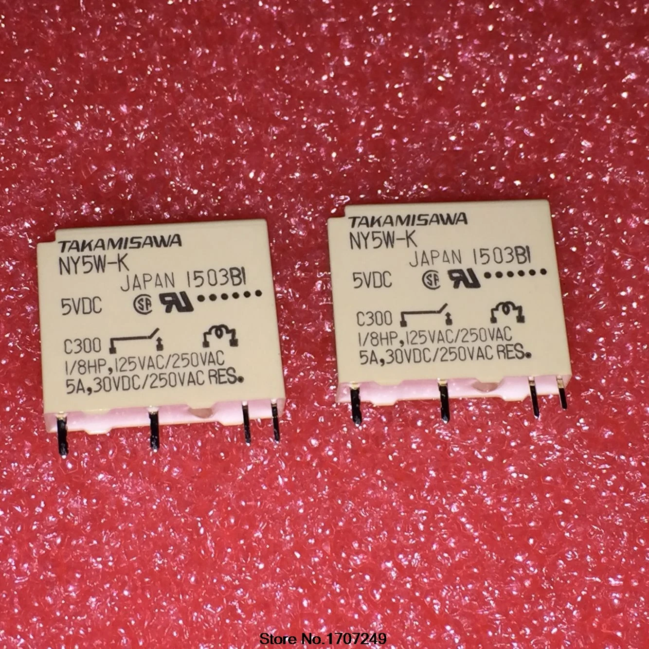 

Free Shipping DHL 100% new original relay 100pcs/lot NY5W-K 5A/4PIN/5V/