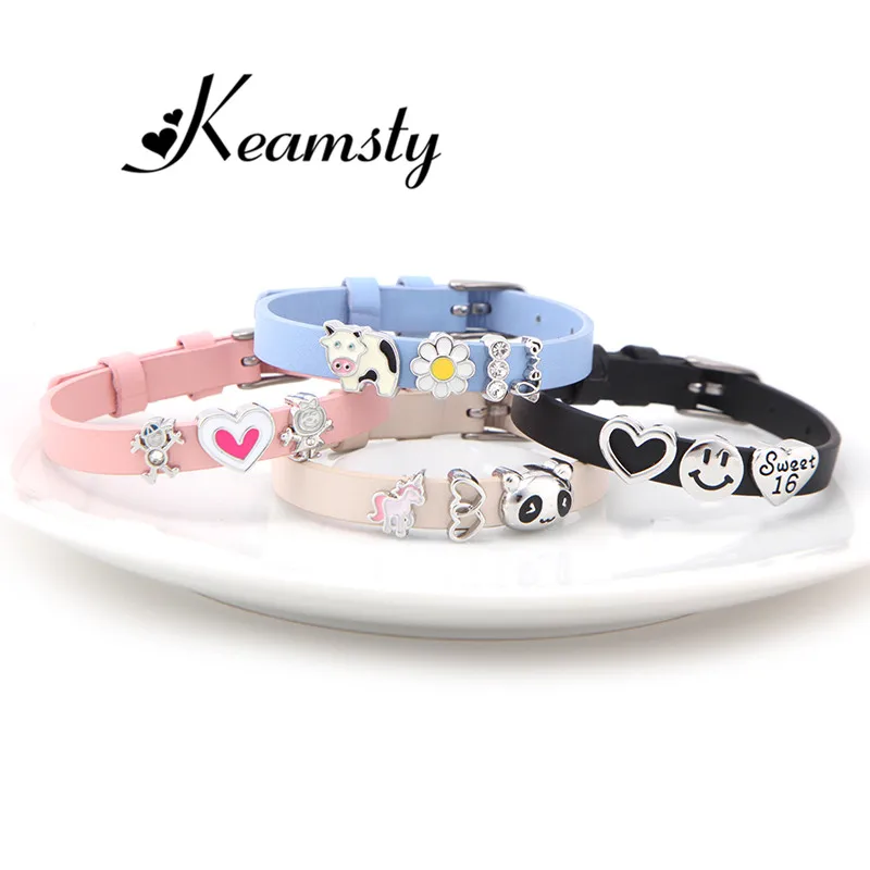 Keamsty каждый должен любовь браслет слайд Подвески 8 мм для Хранитель из