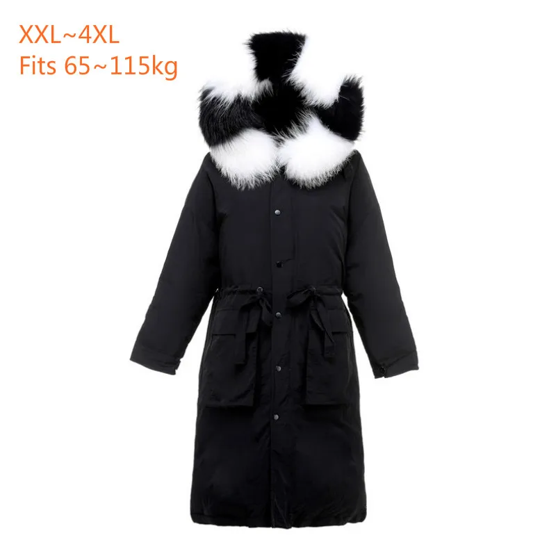 

Пуховик женский на утином пуху, с капюшоном, размеры 2XL-4XL