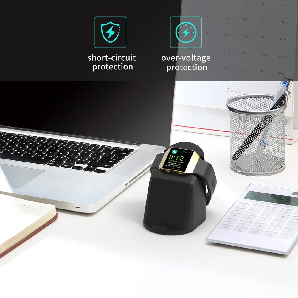 Беспроводное магнитное зарядное устройство VOGEK для Fitbit Lonic зарядная док станция с