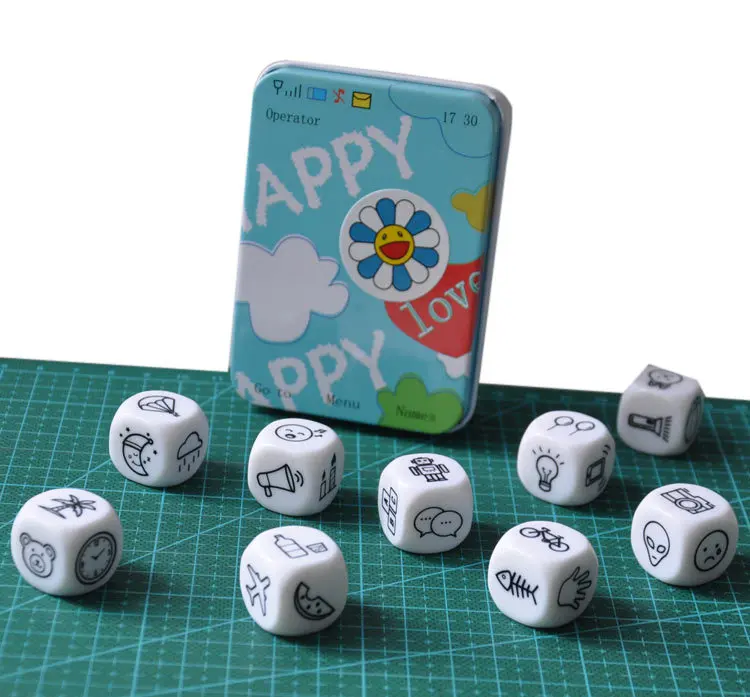 Story Small Q Story Sails Story Dice Spot настраиваемые кубики настольные игры вечерние детские смешные игры история паззл с игральными кубиками Boa