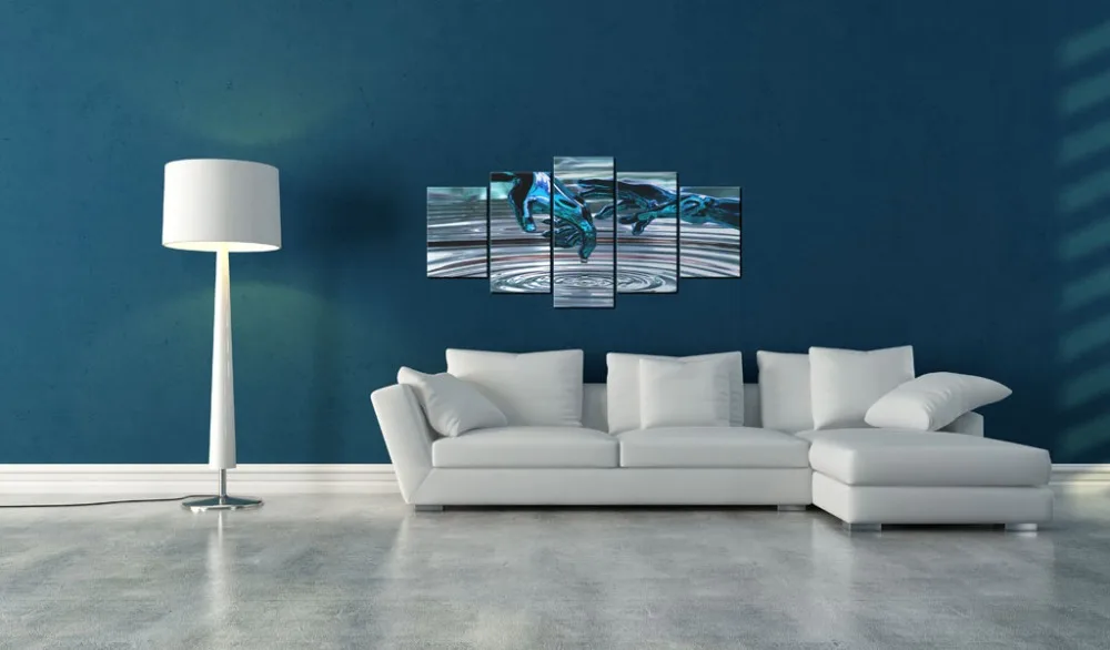 5 шт./компл. абстрактная картина ручной работы Картина на холсте настенное