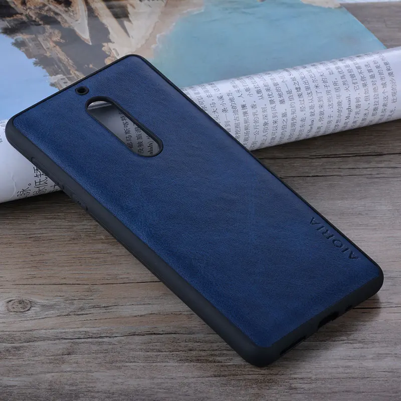 Для nokia 3 5 8 чехол Роскошный винтажный PU коровья кожа узор Капа кожаный чехол для телефона чехол s для nokia 3 5 8 coque funda