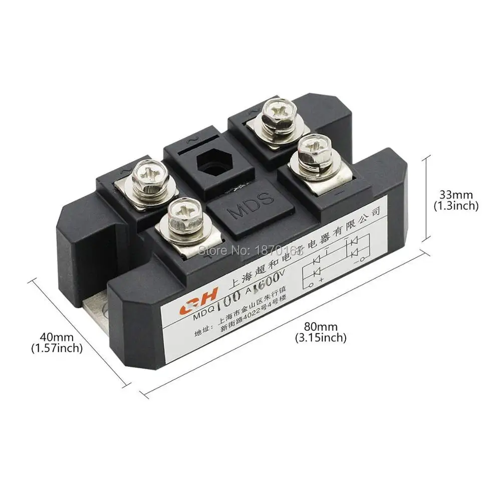 Однофазный мостовой выпрямитель 1600 А в|rectifier 100a|rectifier diode modulerectifier bridge |