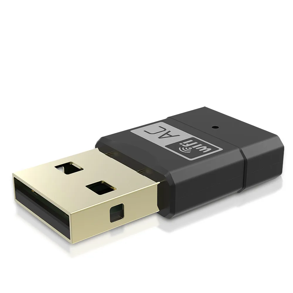 Мини Беспроводной двухдиапазонный 802.11ac Портативный USB WiFi 5 ГГц 2,4 ГГц 433 адаптер Mpbs RTL8811AU для Windows XP Win Vista Win 7 8 10 Mac