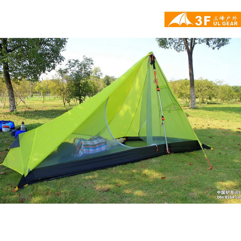 3F UL Gear Cangqiong1 Single 15D ульсветильник Кая палатка с силиконовым покрытием и