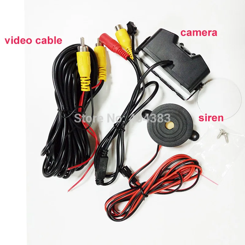 

3 in1 Parking Camera Sensors Black Sensors Reversing Radar Car Rearview Rear View SONY CCD Camera Reversing Camera Waterproof