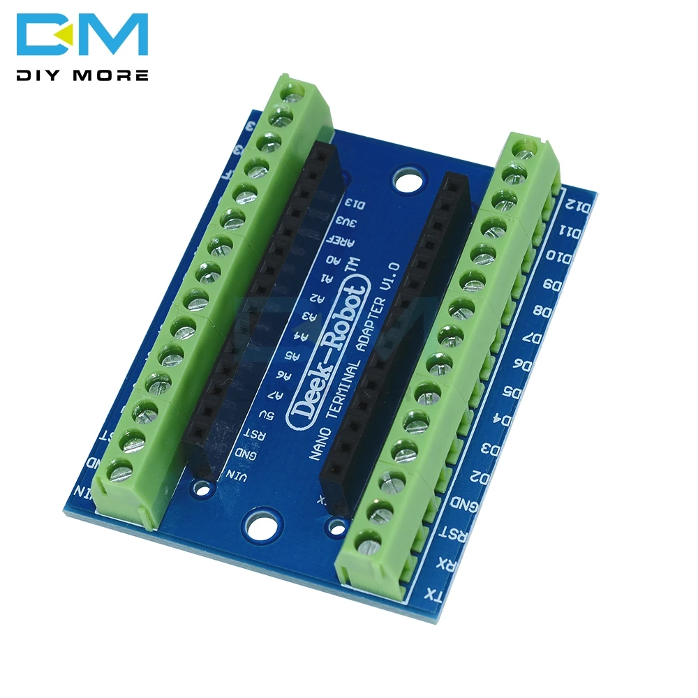 5 шт нано 3 0 V3.0 терминальный адаптер для Arduino AVR ATMEGA328 ATMEGA328P модуль расширения