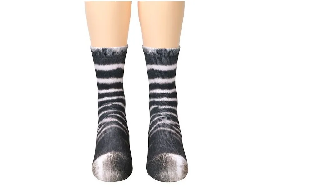 Носки для девочек и мальчиков ZSIIBO радужные детские носки с 3D принтом лисы - Фото №1