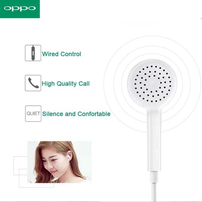 Оригинальные наушники OPPO R9 для R15 Find X F7 F9 R17 с разъемом 3 5 мм проводным