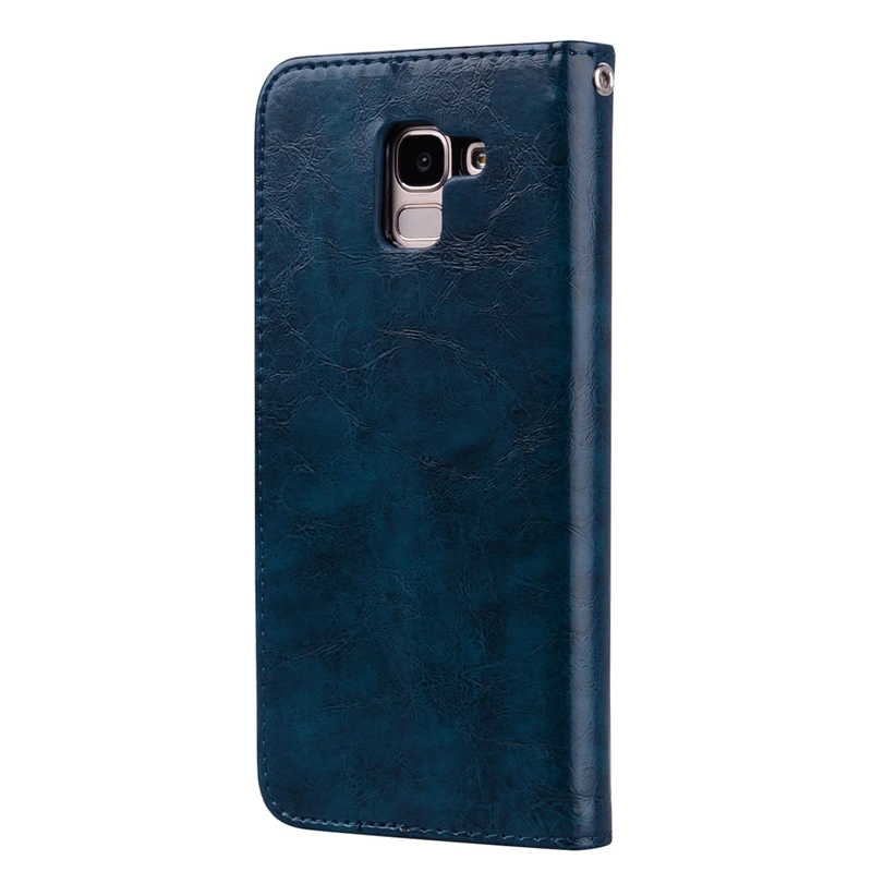 Винтажный кожаный чехол-кошелек для Samsung galaxy J4 J6 J8 J4Plus J6Plus PLUS 2018 + j415 j610 j810