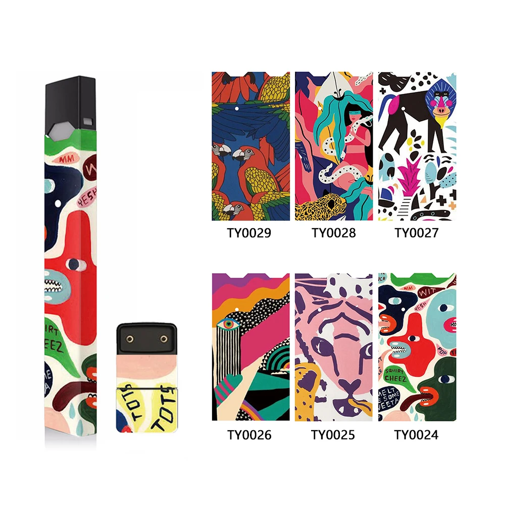 SHIODOKI 2 шт Juul кожи наклейка для Pax JUUL 2.5D технологии ультра тонкий защитный стикер для JUUL обертывания чехлы-тренд