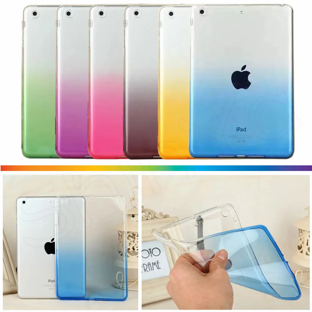 Для Apple ipad 2 3 4 Мягкая силиконовая резина чехлов из термопластичного полиуретана