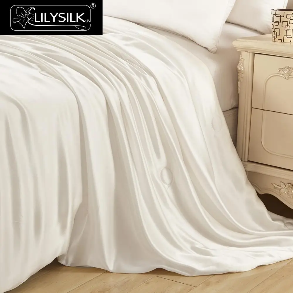 Lilysilk Одеяло шелковое mulberry натуральное шелковица плед пушистый 100% Шелковое