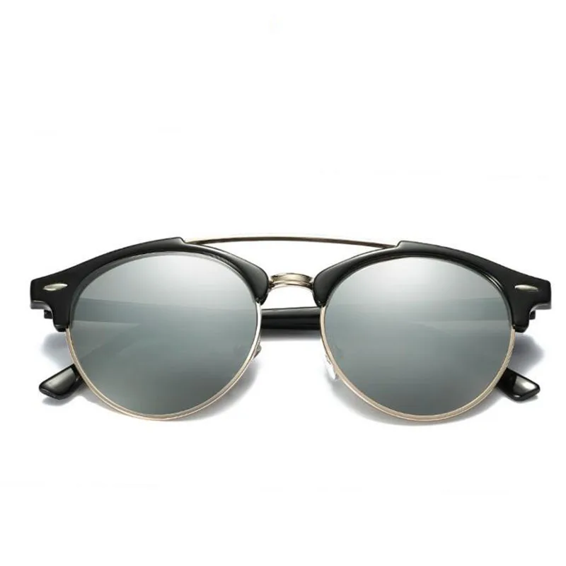 Солнцезащитные очки Dave в полуоправе для мужчин и женщин Поляризованные ретро