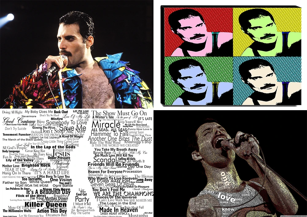 Плакат Freddie Mercury прозрачная картина настенные наклейки украшение для дома