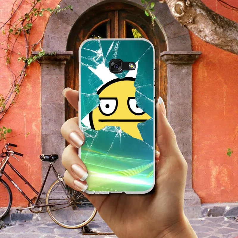 НЛО цифровой инопланетянин Мягкий ТПУ мобильный телефон чехлы для Samsung Galaxy S2 S3 S4 S5