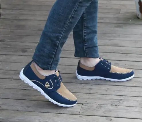 2018 new summer brand canvas casual men's flat shoes matching exercise men comfortable tenis boat size 39-46 | Обувь