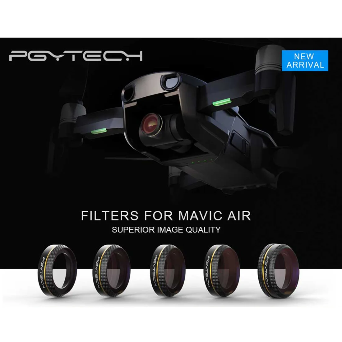 PGYTECH MRC-UV фильтр для объектива камеры фильтр для DJI Mavic Air RC Квадрокоптер Дрон аксессуары