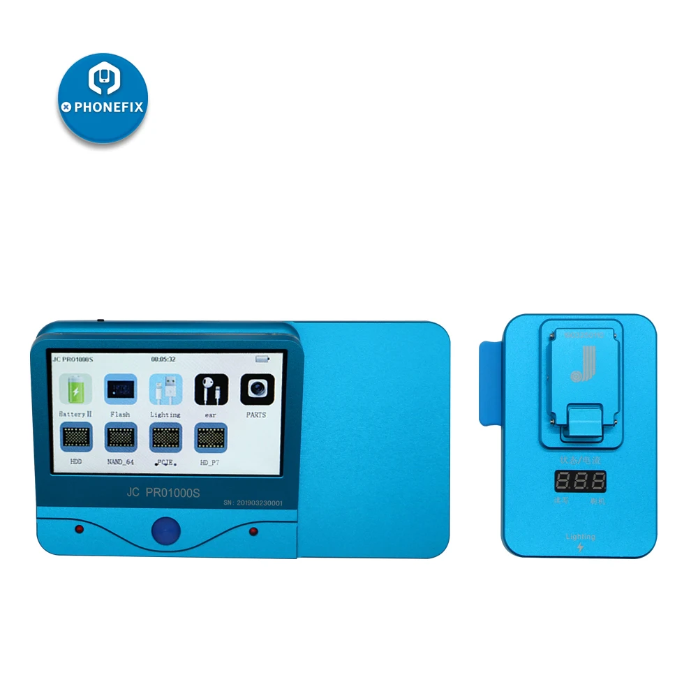 PHONEFIX JC Pro1000S NAND Programmer SN Read Write Error Repair Tool для iPhone 8 8plus X обновление памяти материнской