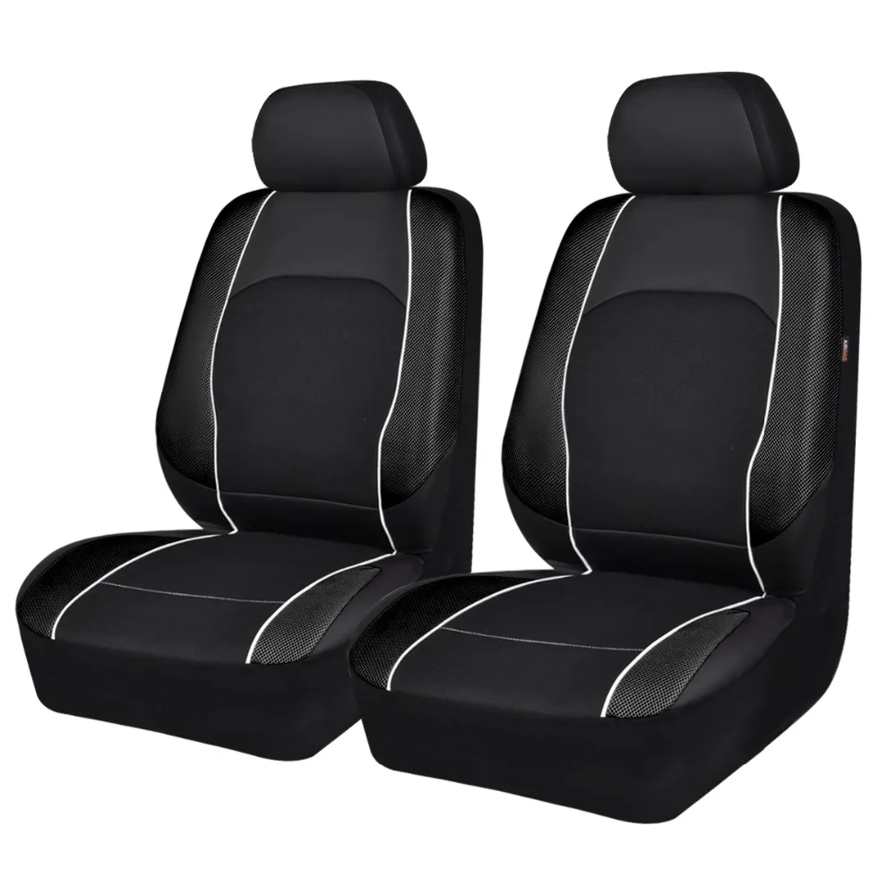 

Car-pass 6 pieces 2 front car seat covers auto accessories interior car goods pvc and sandwich covers for universal car seats