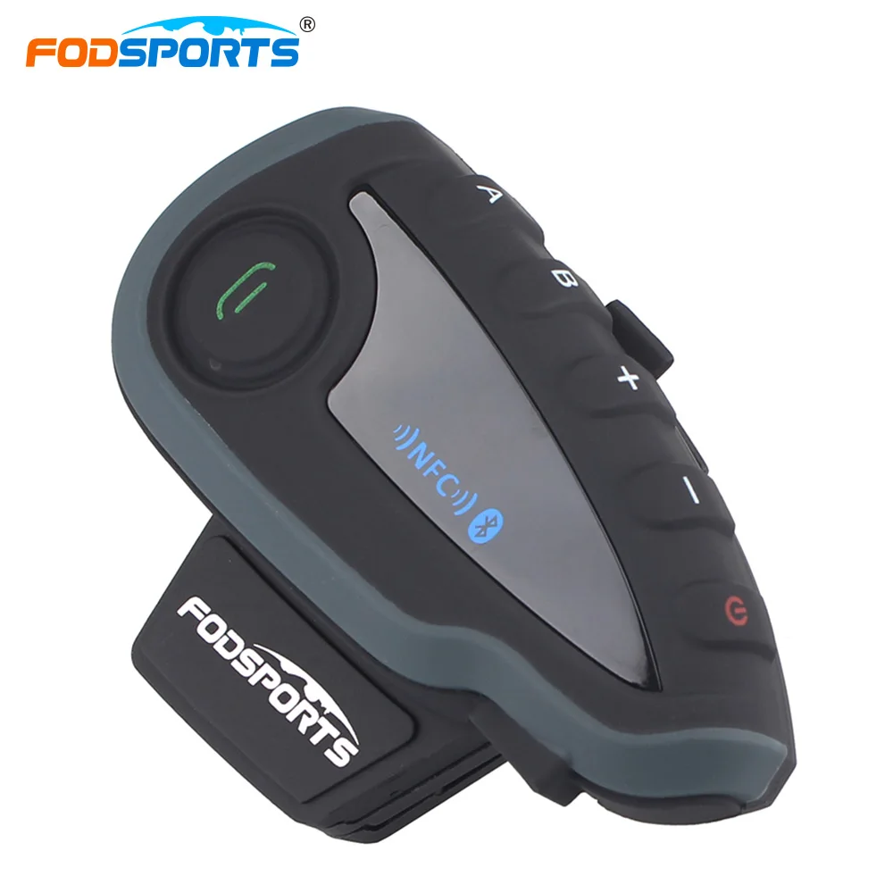 Fodsports V8 мотоциклетный шлем Bluetooth домофон полнодуплексный 5 всадников говорящий