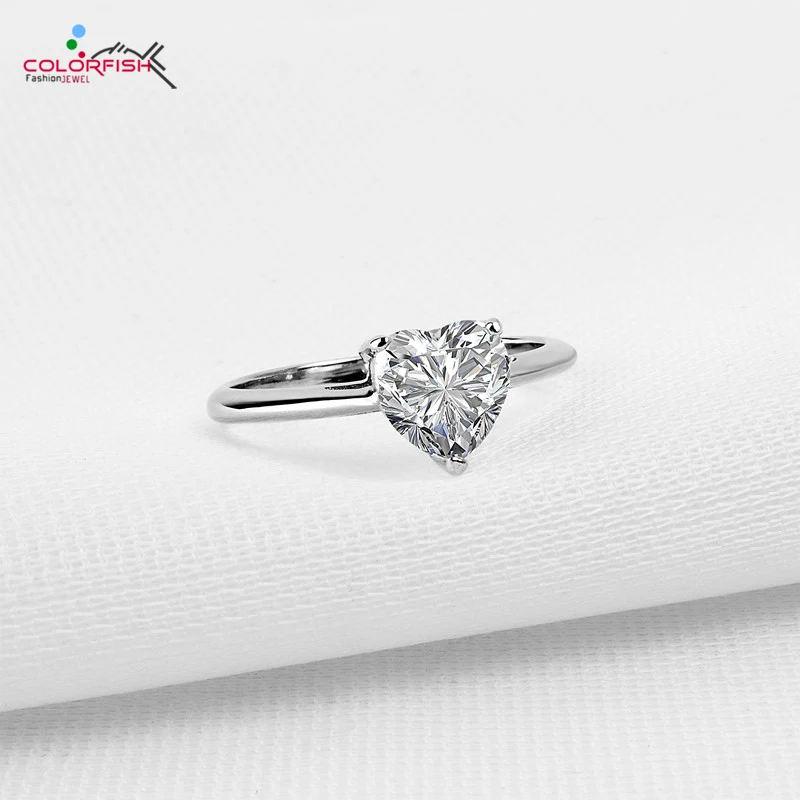 Женское Обручальное Кольцо COLORFISH обручальное кольцо из стерлингового серебра 925