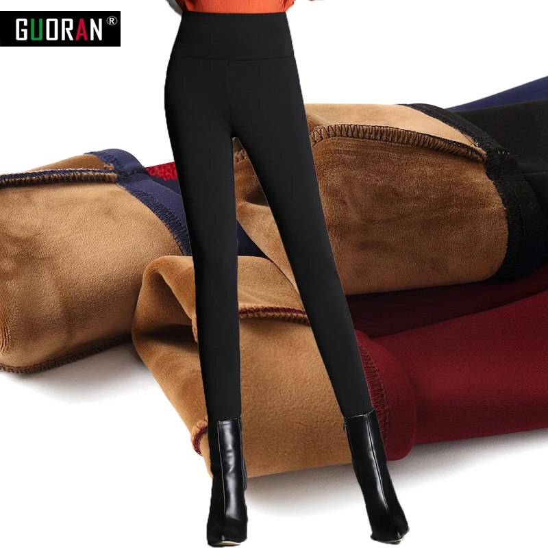 

Winter Warm Women Pants High Waist Pencil Formal Trousers Plus Size 5XL Black Pants Female Elegant Office Clothing Long Pants