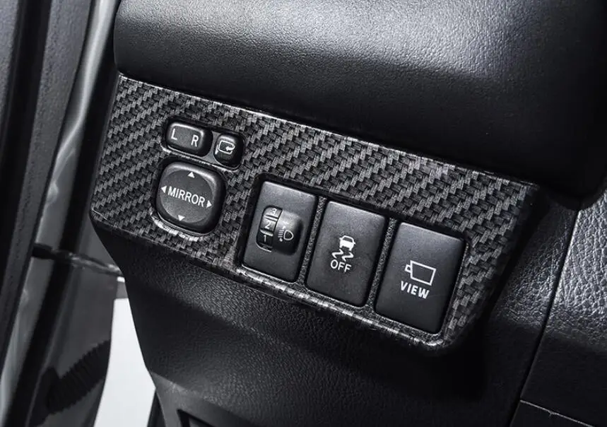 Для Toyota RAV4 углеродное волокно для украшения интерьера автозапчасти